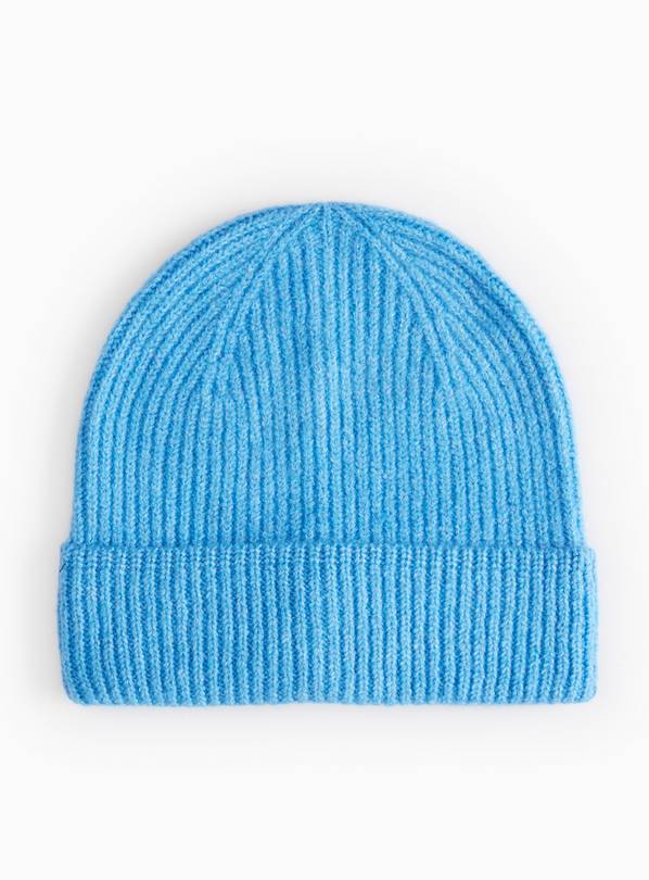 Blue Beanie Hat One Size